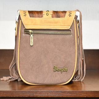 Wrangler Bag by Montana West with Hide, Fringe