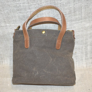 Lee Handbag, Small Canvas in Dark Green