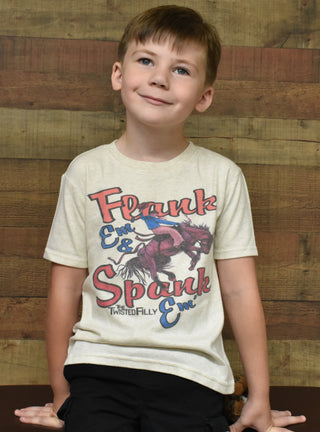 "Flank 'Em and Spank 'Em Tee by Twisted Filly