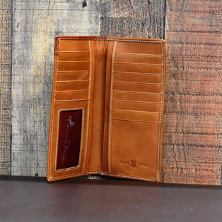 Montana West Men's Leather Wallet Leather with Star