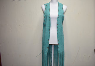 Crazy Train "Texarkana Turquoise" Studded Duster