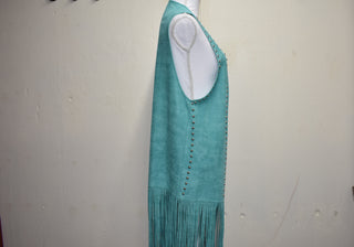 Crazy Train "Texarkana Turquoise" Studded Duster