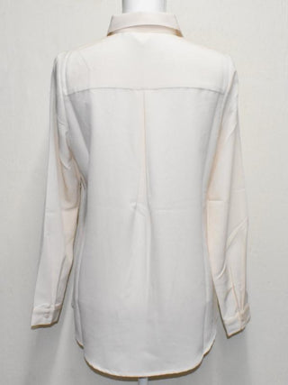 Long Sleeved Western Shirt Fringe Trim