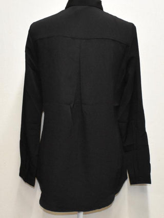 Long Sleeved Western Shirt Fringe Trim