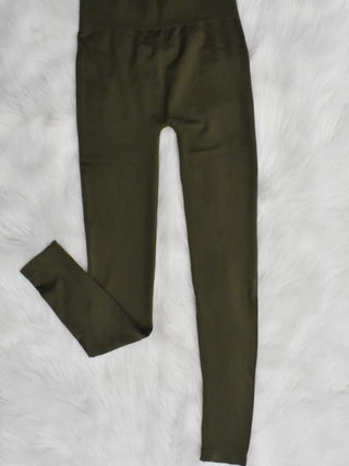 High Waisted Solid Color Seamless Leggings Multiple Colors