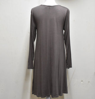 Long Sleeve Dress Light Brown